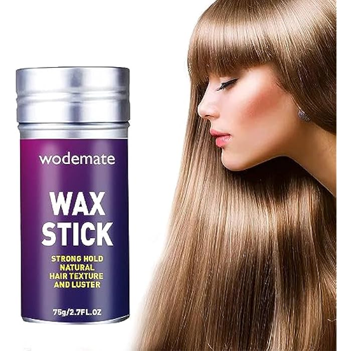 Hair Wax Stick, Slick Stick for Hair Non-greasy Styling Hair Pomade Stick for Flyaways Edge Frizz Hair, 2.7 Oz - Image 1